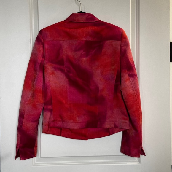 Akris Punto Multi Color Button Front Jacket - Fabulous - Size M - US 8 - Picture 6 of 10